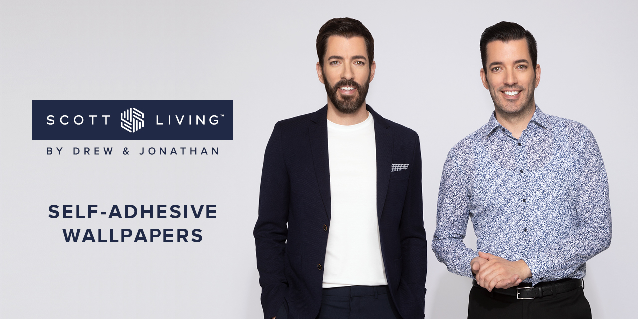 Scott Living Self Adhesive Wallpaper